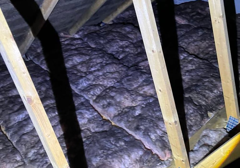 old loft insulation removal